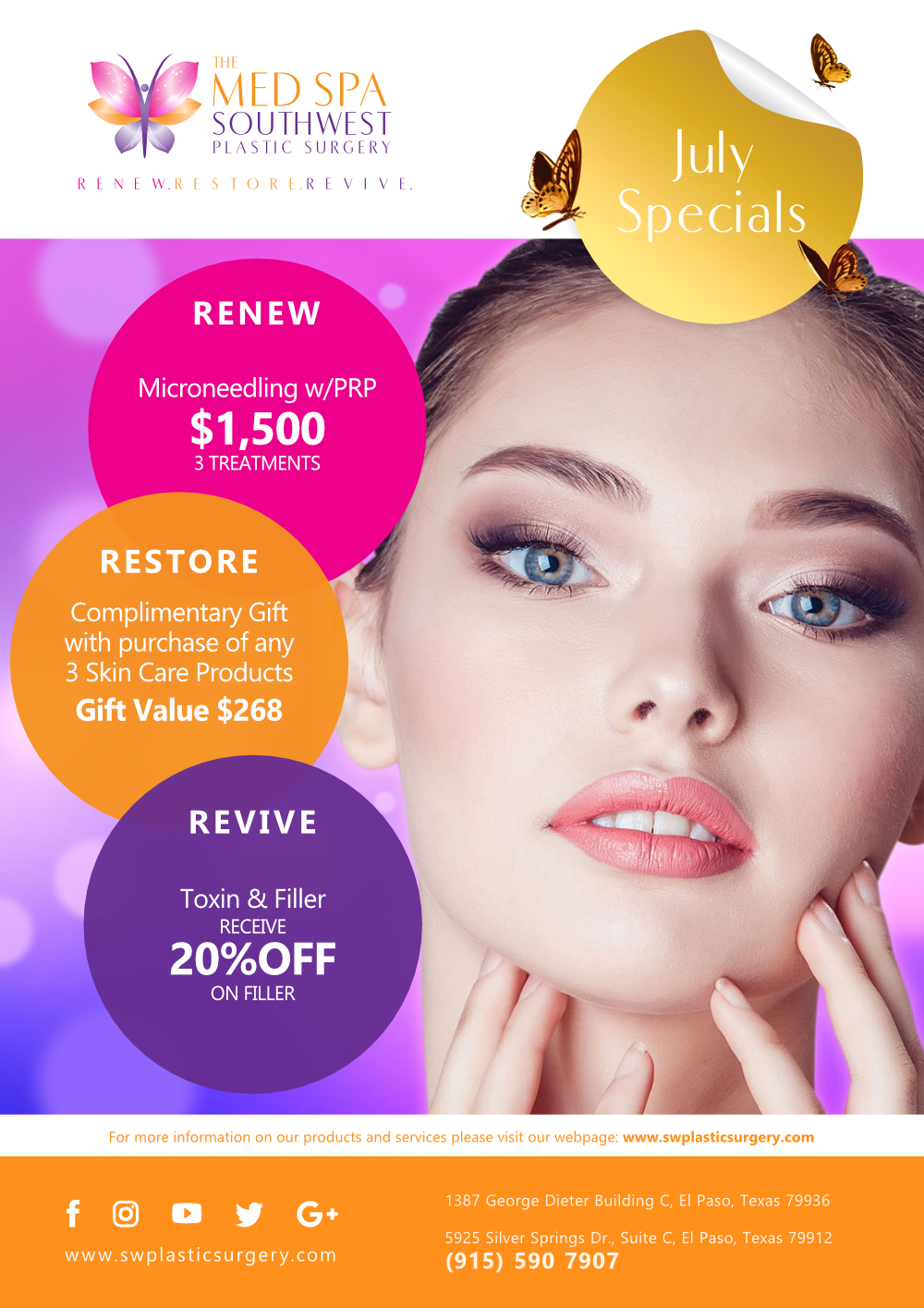 July Monthly Specials