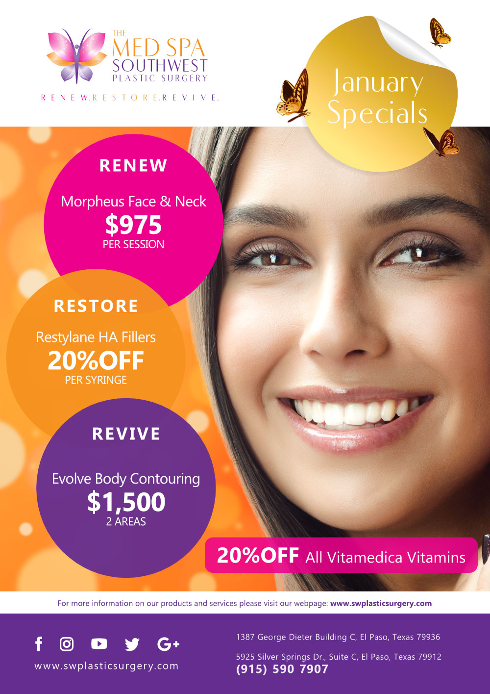 January Monthly Specials