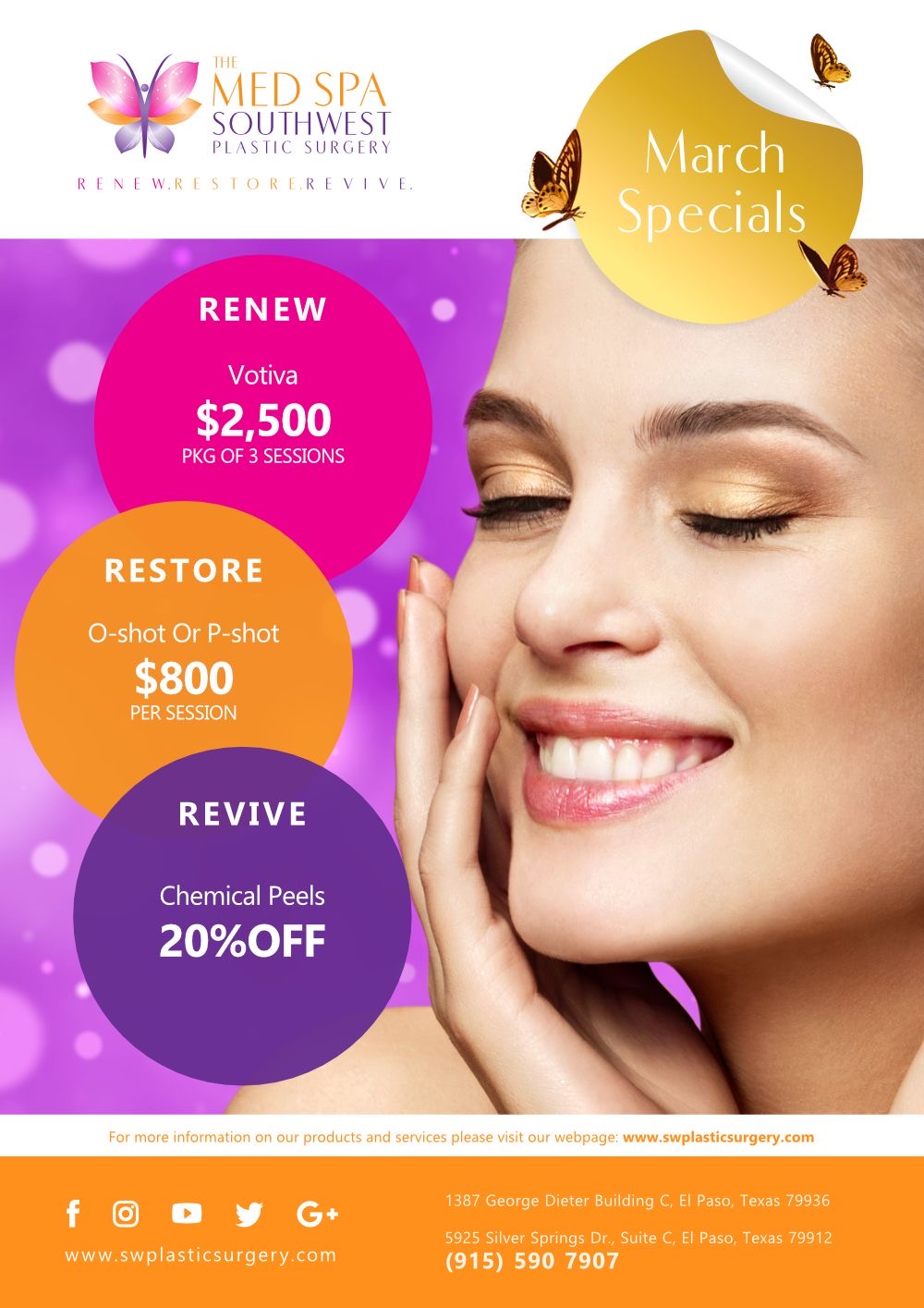 March Monthly Specials