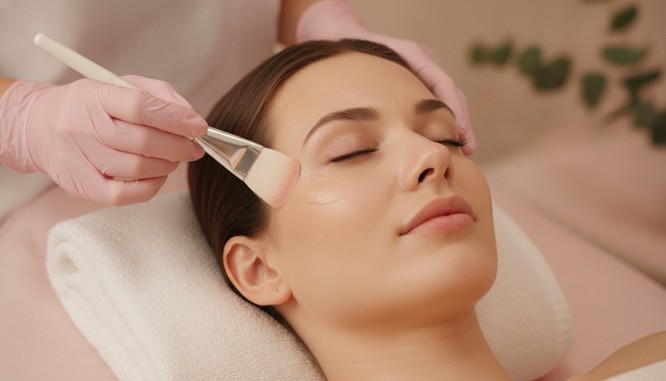 Chemical peel treatment at the Southwest Plastic Surgery Med Spa in El Paso, Texas.