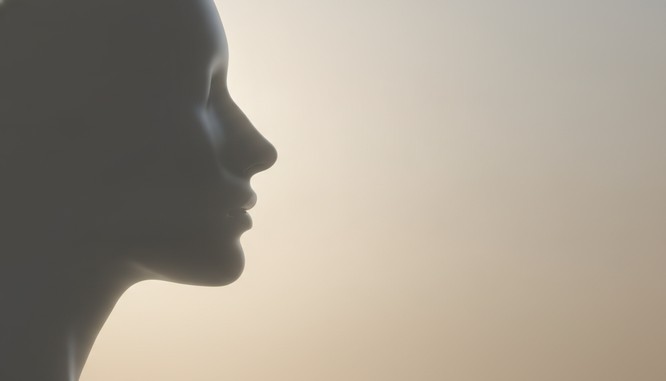 Color editorial side-profile silhouette emphasizing the nose line. Rhinoplasty cost consultation with Frank Agullo, MD, FACS, at Southwest Plastic Surgery in El Paso.